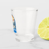 ラップランドフィンランドトラベルアートヴィンテージ ショットグラス (右)