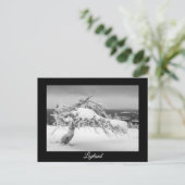 ラップランド冬のお土産はがき ポストカード (スタンド正面)