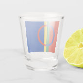 ラップランド国旗（クリスマス） （サーミ語） （ラップランド） ショットグラス (裏面)