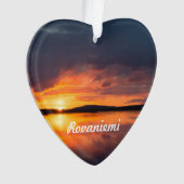 ラップランド・サンセット オーナメント (正面)