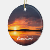 ラップランド・サンセット セラミックオーナメント (左)
