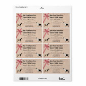 ラップ及びプレイドヤギ乳石鹸ラベル ラベル (フルシート)