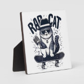 ラップ猫ハーモニー フォトプラーク (正面)