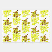 ラッメリーピング紙セット3の上のモプル ラッピングペーパーシート (正面)