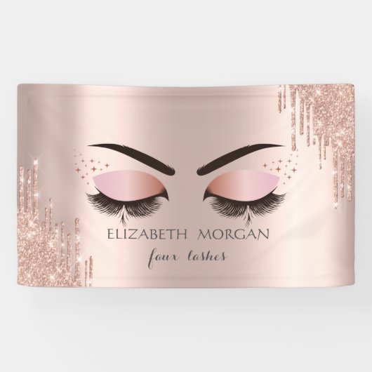 ラッモダンカッコいいシュバラ金ゴールドドリップ美しい 横断幕 (横)