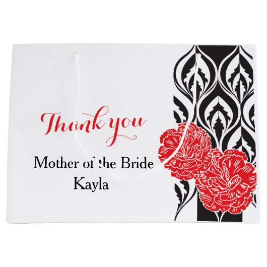 ラッモダンクスの結婚花嫁の母親好意抱き枕 ラージペーパーバッグ (正面)