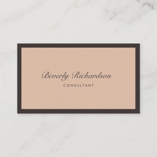 ラッモダンクスエレガントミニマルプロフェッショナル赤面 名刺 (正面)