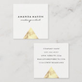 ラッモダンクス三角形 スクエア名刺 (正面/裏面)