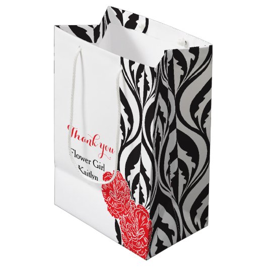 ラッモダンクス結婚の花の女の子の好意抱き枕 ミディアムペーパーバッグ (正面アングル)