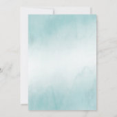 ラッモダンクス金ゴールドフレイクエスアルミストブライダルシャワー 招待状 (裏面)