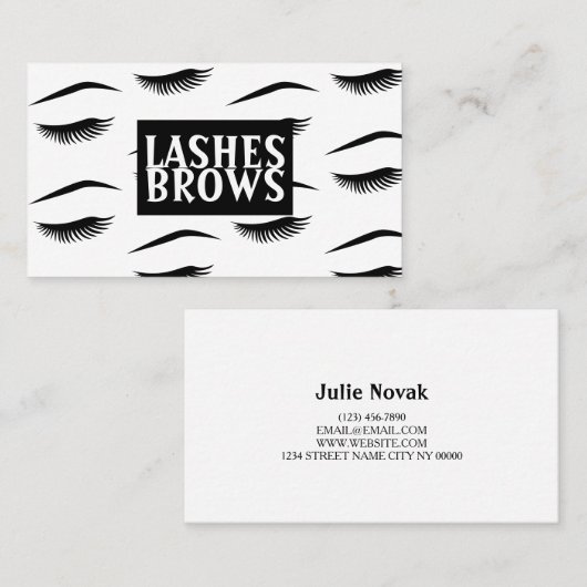 ラッモダンシュとブローズ名刺 名刺 (正面/裏面)