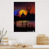 ラッランド州のアフィッシュ・スキムネス ポスター (キッチン)