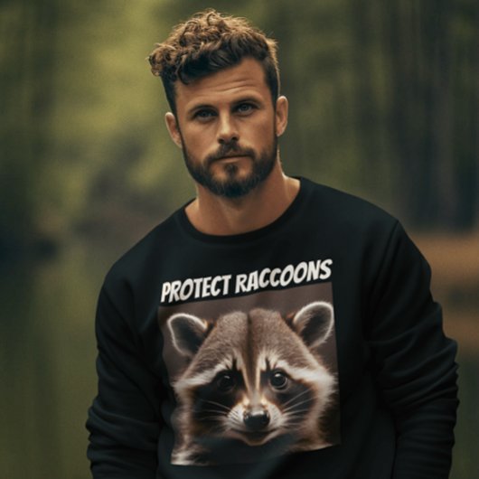 ラッ保護クコンRACCOON Tシャツ
