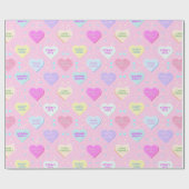 ラッ実在プはっきりしたクタイポグラフィ ラッピングペーパー (フラット)