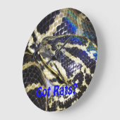 ラッ得ト？アナコンダ時計 ラージ壁時計 (傾斜)