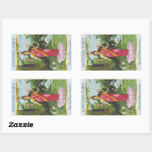 ラッ救クシュミ・ステッカー 長方形シール (シート)