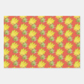 ラッ日本のピング時のメープル紙セット ラッピングペーパーシート (正面)