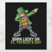 ラッ生まれクオンセントパトリックのデイダビング誕生日 ワインラベル (シングルラベル)