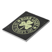 ラッ生まれクオンセントパトリックの日アイルランド誕生日 ノートパッド (回転)