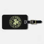 ラッ生まれクオンセントパトリックの日アイルランド誕生日 ラゲッジタグ (正面横)