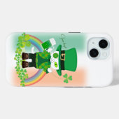 ラッ祝クな猫と聖パトリックの日 Case-Mate iPhoneケース (裏面 (横))