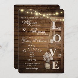 ラッ素朴ダーとライトの愛結婚の 招待状