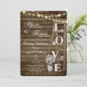 ラッ素朴ダーとライトの愛結婚の 招待状 (スタンド正面)