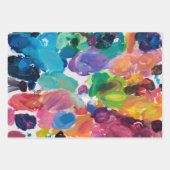 ラッ絵を描プ紙3 ラッピングペーパーシート (正面2)