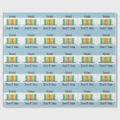 ラッ読プを禁止しない紙 ラッピングペーパー (フラット)