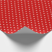ラッ赤と白ピング紙 ラッピングペーパー (角)