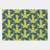 ラッ離れプ紙セットの図 ラッピングペーパーシート (正面)