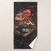 ラツアーのアイリーンが抱く聖セバスチャン バスタオル (バスタオル)