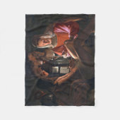 ラツアーのアイリーンが抱く聖セバスチャン フリースブランケット (正面)