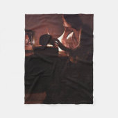 ラツアーのマリア後悔 フリースブランケット (正面)