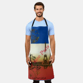 ラツアーエッフェル エプロン (着用した状態)