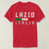 ラツィオイタリアンレトロタイポグラフィデザイン Tシャツ (デザイン正面)