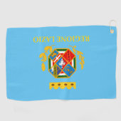 ラツィオ国旗（イタリア） ゴルフタオル (横)