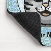 ラツィーキャット顔マウスパッド マウスパッド (コーナー)