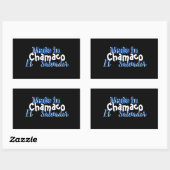 ラテおもしろいィノス必須スペインのことわざ 長方形シール (シート)