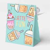 ラテおもしろいコーヒーbobba紅茶の誕生日 フェイバーボックス (裏面サイド)