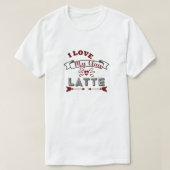 ラテが大好きなクラス担任 バレンタイン先生Tシャツ Tシャツ (デザイン正面)