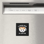 ラテが大好き バレンタインに心を込めて マグネット (インサイチュ (食洗機))
