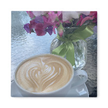 ラテで一日をスタート