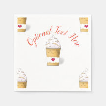 ラテとホイップクリーム（黄色）