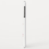 ラテとラブカップ、手とコーヒー引用文 Case-Mate iPhoneケース (裏面/左)