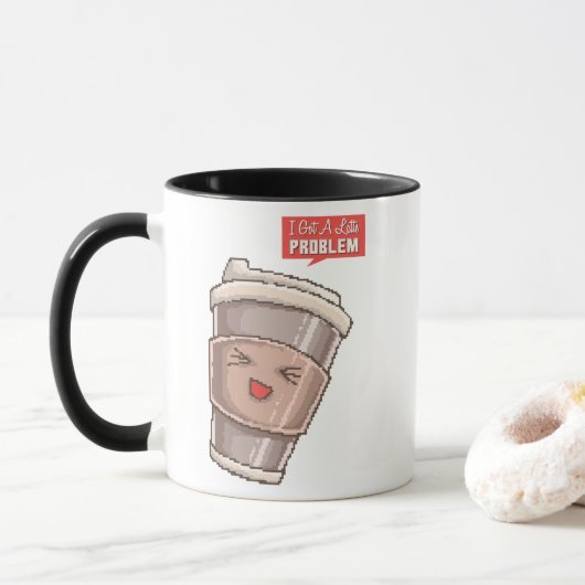 ラテに問題あり マグカップ (ドーナツ)