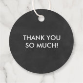 ラテのお礼タグ、コーヒーギフトタグ、黒板 フェイバータグ (裏面)