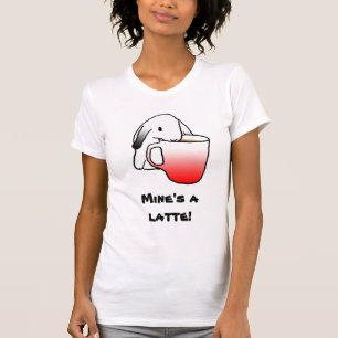 ラテのウサギ!  のTシャツ Tシャツ