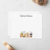 ラテのオリジナル文房具 ノートカード (正面/裏面インサイチュ)