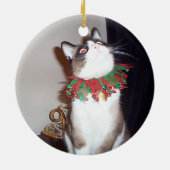 ラテのクリスマス セラミックオーナメント (裏面)